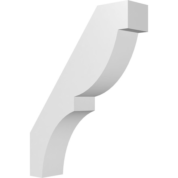 Ekena Millwork 3-in. W x 12-in. D x 16-in. H Valencia Architectural Grade PVC Knee Brace BRCP03X12X16VAL - main